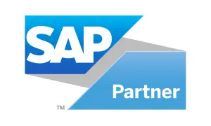 Logo SAP Partner, symbolizujące partnerstwo i osiągnięcia w obszarze SAP certification.
