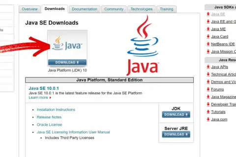 Strona pobierania Java SE, idealna dla użytkowników Mac, oferuje najnowsze wersje JDK i JRE.