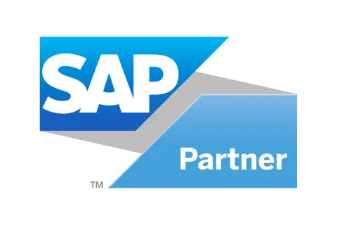 Logo SAP Partner, symbolizujące partnerstwo i osiągnięcia w obszarze SAP certification.