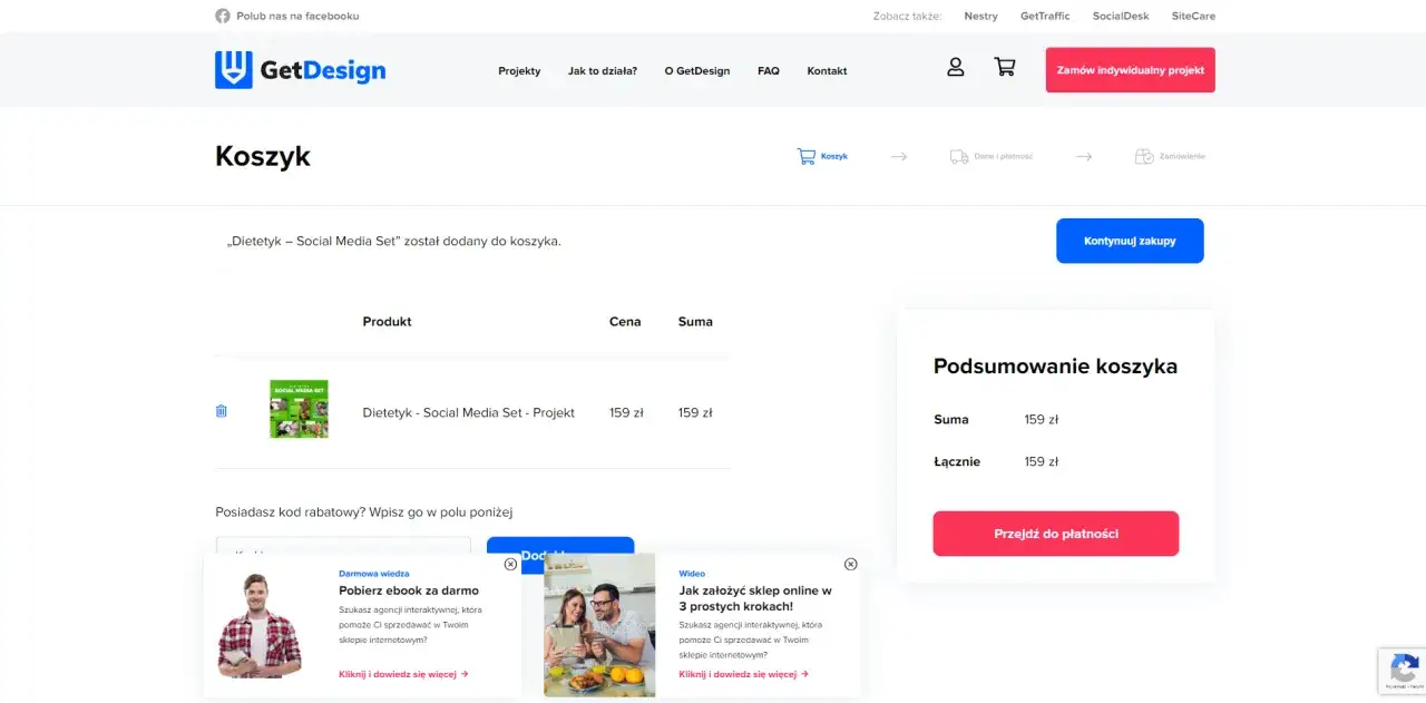 Koszyk zakup e commerce: 