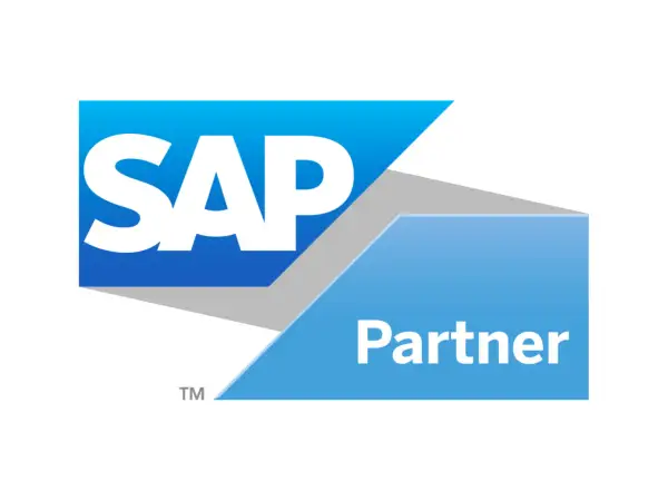 Logo SAP Partner, symbolizujące partnerstwo i osiągnięcia w obszarze SAP certification.